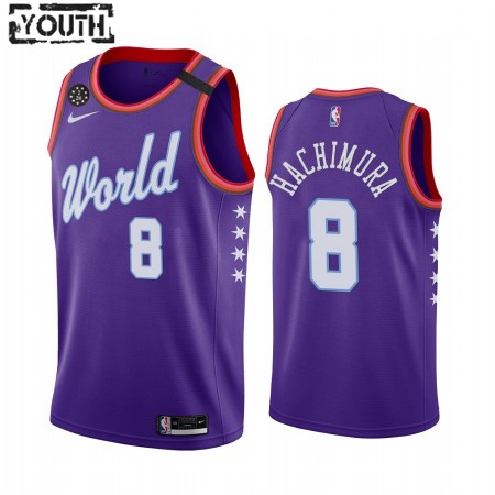 Maglia NBA Washington Wizards Rui Hachimura 8 Nike 2020 Rising Star Swingman - Bambino